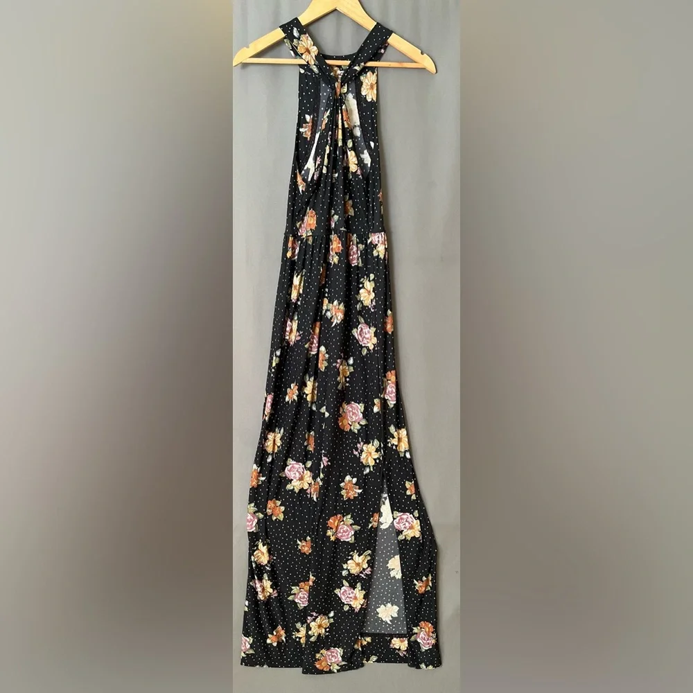 Free People Black Floral Maxi Dress - Picture 5 of 11
